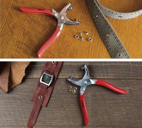 Arrow GEPK532 Eyelet Tool Kit, Hole Punch Pliers for Fabric, Leather, Canvas, Includes 100 Eyelets, 5/32-Inch, Gold,silver in Kuwait