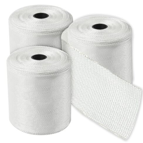 Fiberglass Chopped Strand Mat Fiberglass Repair Kit for Structural Reinforcement. Easy to Use & High Strength Glass Fiber, 1.5 Ounces, 2 Inches Wide, 10 Yard Roll (Sliver, 2 Inch X 10 Yard 3 Roll) in Kuwait