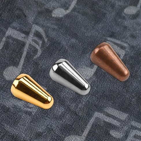 3-Pack Colorful Electric Guitar Knobs Caps for Fender Strat/Telecaster, Chrome 5-Way Switch Tip Set for Fender Strat/Telecaster, Durable Metal Replacement Parts with Polished Finish in Kuwait