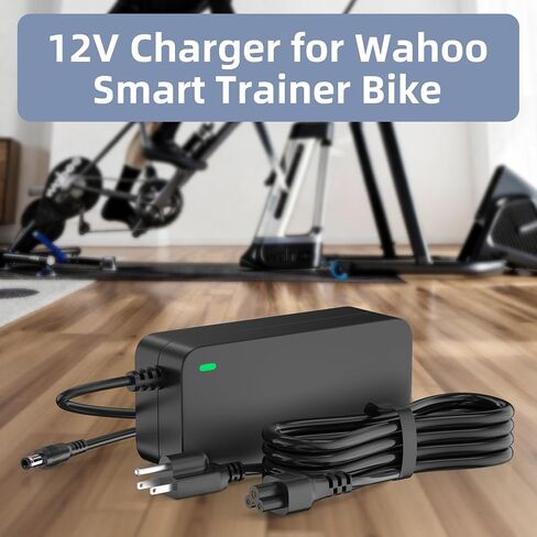 سلك طاقة متوافق مع دراجة التدريب الذكية Wahoo WF123 WFBKTR4 Fitness KICKR Core، شاحن 12 فولت لدراجة Wahoo KickrCore للتدريب على ركوب الدراجات في الأماكن المغلقة SUN-1200500 محول تيار متردد/تيار مستمر in Kuwait