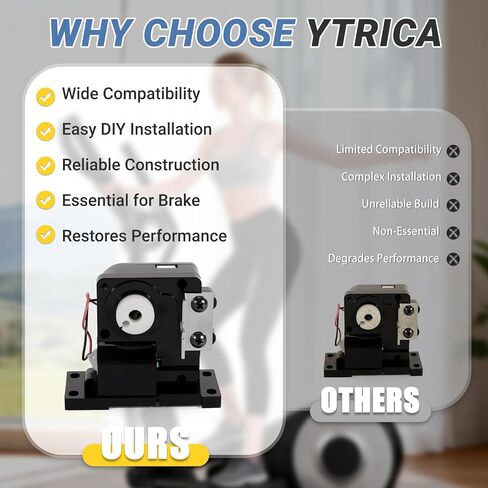 YJ-9900 Elliptical Resistance Tension Motor Puller 6V Compatible with Sole/Fuel/Spirit/Xterra/Esprit Brake Tensioner Indoor Cycles Elliptical Bike Tensioner in Kuwait
