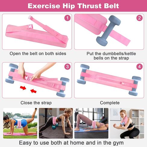 Pilates Kit, Pilates Equipment for Home Workout, Pilates Set for Women with 13'' Pilates Ring and Ball, Hip Thrust Belt, Resistance Bands & Grip Socks Accessories for Starters Home Fitness in Kuwait