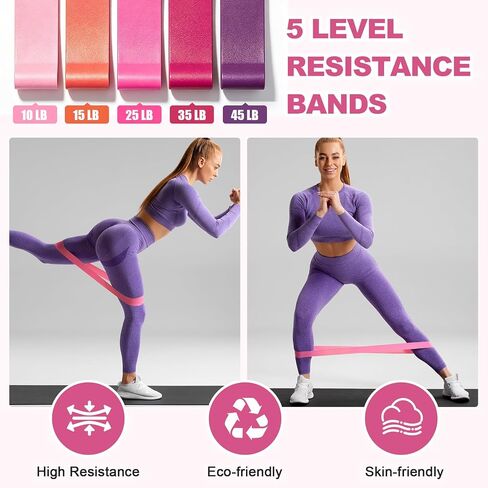 Pilates Kit, Pilates Equipment for Home Workout, Pilates Set for Women with 13'' Pilates Ring and Ball, Hip Thrust Belt, Resistance Bands & Grip Socks Accessories for Starters Home Fitness in Kuwait