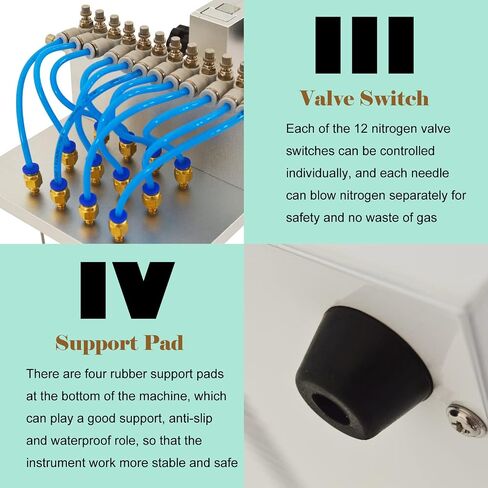 Sample Concentrator 12 Holes Dry-Type Nitrogen Termovap Sample Concentrator Dry Nitrogen Blowing Machine AC110V in Kuwait