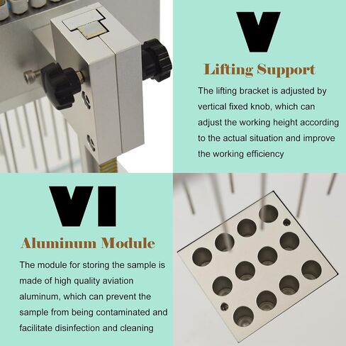 Sample Concentrator 12 Holes Dry-Type Nitrogen Termovap Sample Concentrator Dry Nitrogen Blowing Machine AC110V in Kuwait