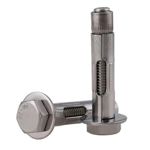 M6/M8/M10/M10 304 الفولاذ المقاوم للصدأ مسدس التوسع كم مسامير مرساة خرسانية 2 قطعة (الحجم: M6x50) in Kuwait