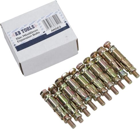 M6 6 مم × 60 مم توسيع راول بولت لتركيب المراسي كم البناء 10pk in Kuwait