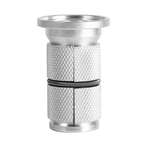 28.6mm Bike Expander Plug, Anti Slip Bicycle Front Fork Headset Expander, Aluminum Alloy Bike Expansion Bolt Compatible with Carbon Fiber Front Fork, Silver in Kuwait