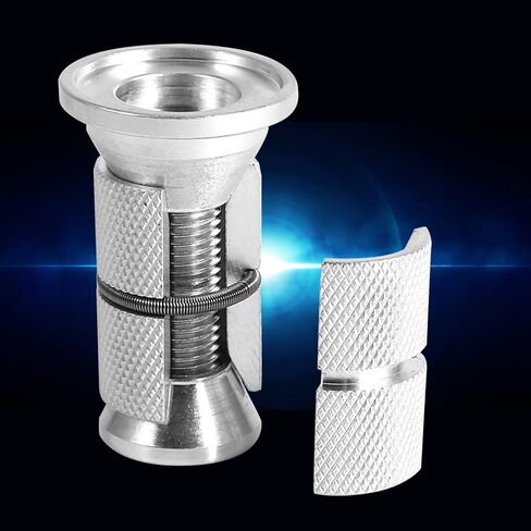 28.6mm Bike Expander Plug, Anti Slip Bicycle Front Fork Headset Expander, Aluminum Alloy Bike Expansion Bolt Compatible with Carbon Fiber Front Fork, Silver in Kuwait