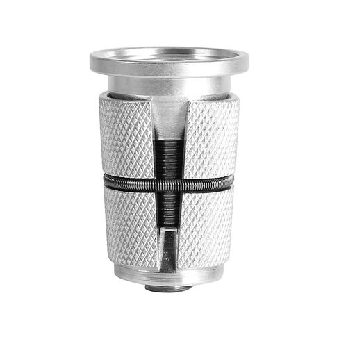 28.6mm Bike Expander Plug, Anti Slip Bicycle Front Fork Headset Expander, Aluminum Alloy Bike Expansion Bolt Compatible with Carbon Fiber Front Fork, Silver in Kuwait