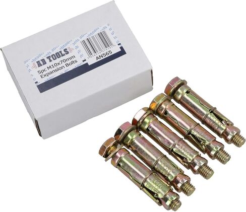 M10 10 مم × 70 مم توسيع راول بولت لتركيب المراسي كم البناء 10pk in Kuwait