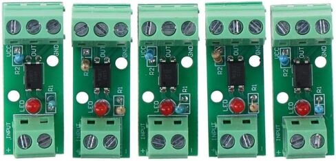 5 قطعة وحدة عزل Optocoupler بقناة واحدة، وحدة عزل Optocoupler DC12V EL817 محول إشارة Opto PNP NPN، مشغل عازل عالي المستوى in Kuwait