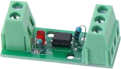 5 قطعة وحدة عزل Optocoupler بقناة واحدة، وحدة عزل Optocoupler DC12V EL817 محول إشارة Opto PNP NPN، مشغل عازل عالي المستوى in Kuwait