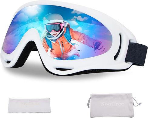 SooGree Snow Ski Goggles for Men Women,ATV Motocross Goggles Racing Helmet Goggles,UV Protection Snowboard Snow Glasses in Saudi Arabia