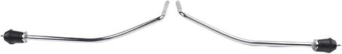 Bass Drum Legs 2Pcs Replacement Floor with Non-Slip Feet Stability and Sound, Install Drum Hardware Snare Percussion Accessories, Silver in Kuwait
