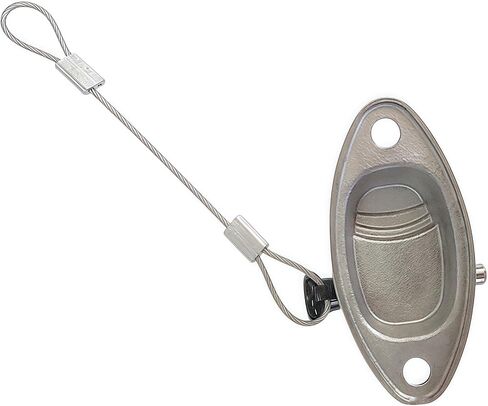 NRC&XRC 316SS Pair of Female Brackets for Bimini Top Stainless Steel End Ball Cap Fittings Marine Hardware Deck Hinge with Quick Release Pin in Kuwait