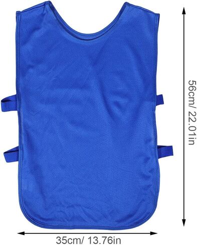 4pcs Youth Soccer Training Vest Lightweight Polyester Sports Pinnies with Quick On-off Design for Basketball Practice and Outdoor Sports, Soccer Party Decor in Saudi Arabia