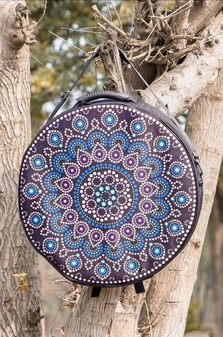 ARAW Shamanic Drums Bag, Bodhran Drum Case, Handmade Frame Drum Bag, Hand Drum Protection, Drum Case, Cordura Bag (16 Inches X 3 Inches) in Kuwait