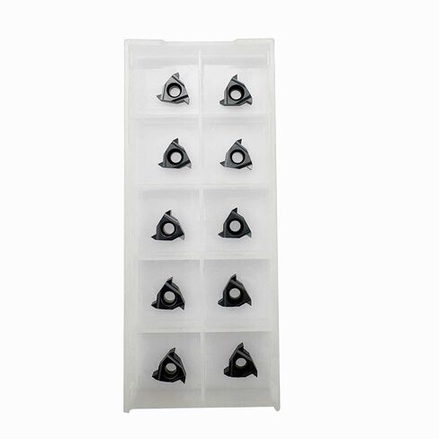 10pcs 11ER A60 Indexable Carbide Threading Inserts External Threading for Thread Turning Tool Holders Stainless Steel and Steel Cutting Tool in Kuwait