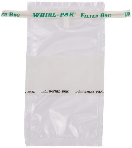 Nasco Whirl-Pak B01385WA Filter Bag for Homogenizer Blender, 18cm L x 9.5cm W, 207ml Capacity (Box of 250) in Kuwait