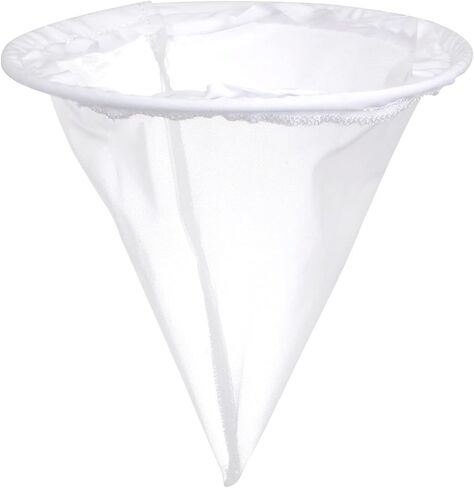 uxcell 60 Mesh Paint Filter Bag 7" Dia Cone Shape Nylon Strainer for Filtering Paint, Gasoline, Fuel, Home Brewing in Kuwait