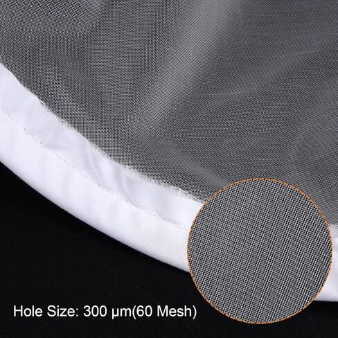 uxcell 60 Mesh Paint Filter Bag 7" Dia Cone Shape Nylon Strainer for Filtering Paint, Gasoline, Fuel, Home Brewing in Kuwait