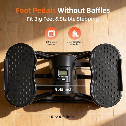 Rock Fitness Stepper, Portable Step Rocker Side to Side at Home, Aerobic Workout Machine Fitness Equipment Suitable for Apartment and Dormitory, Black in Kuwait