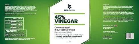 45% Pure Vinegar - Concentrated Industrial Grade (2-Gallons) in Kuwait