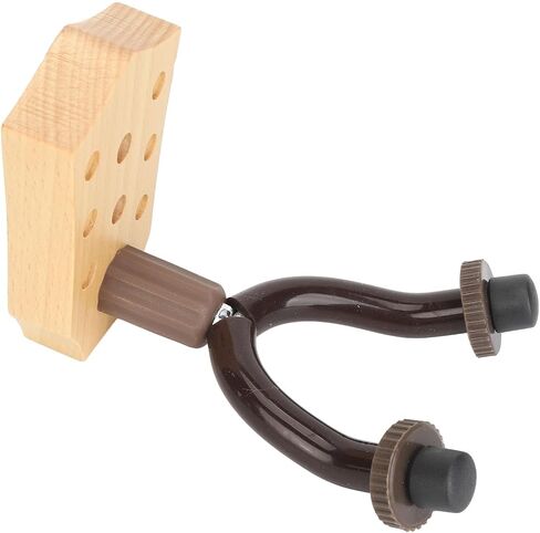 Keenso Guitar Wall Mount, Beech Wood and Iron Guitar Hanger Hook with Rubber Sleeve, U Shaped Wall Holder for Acoustic Electric Bass Classical Ukulele, Home Studio (Type 3) in Kuwait