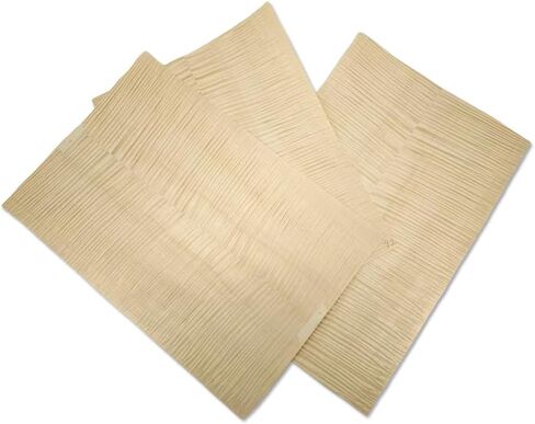 3 PCS Tiger Flame Maple Veneer for Electric Guitar Body, Natural Flame Maple Wood Guitar Body Veneer Sheets, DIY Guitar Replacement Parts for Guitar Making, Repair, Customization in Kuwait