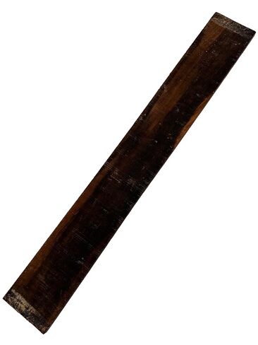 لوحة أصابع جيتار غابون خشب الأبنوس من Exotic Wood Zone فارغة مقاس 12 بوصة × 2 بوصة × 3/8 بوصة - القيثارة | موردو Luithers Tonewood in Kuwait