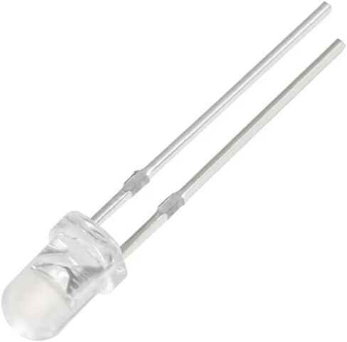 100 جهاز كمبيوتر شخصى 3mm 940nm الأشعة تحت الحمراء IR باعث أضواء LED ديود واضح شفاف عدسة مستديرة DC 1.2V-1.5V 20mA إضاءة لمبة مصابيح مكونات الالكترونيات مؤشر انبعاث الضوء in Kuwait