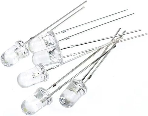 100 جهاز كمبيوتر شخصى 3mm 940nm الأشعة تحت الحمراء IR باعث أضواء LED ديود واضح شفاف عدسة مستديرة DC 1.2V-1.5V 20mA إضاءة لمبة مصابيح مكونات الالكترونيات مؤشر انبعاث الضوء in Kuwait