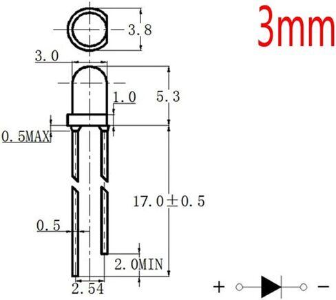 100 جهاز كمبيوتر شخصى 3mm 940nm الأشعة تحت الحمراء IR باعث أضواء LED ديود واضح شفاف عدسة مستديرة DC 1.2V-1.5V 20mA إضاءة لمبة مصابيح مكونات الالكترونيات مؤشر انبعاث الضوء in Kuwait