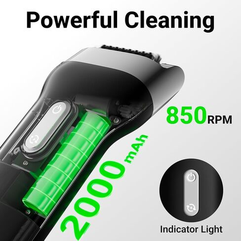 Electric Golf Club Cleaner Brush with Water,Portable Golf Brush and Groove Cleaner,800RPM Motor,60ml Tank,Type-C Rechargeable,Quick-Replace Nylon Brush Head,Golf Accessories for Men,Golf Gifts in Kuwait