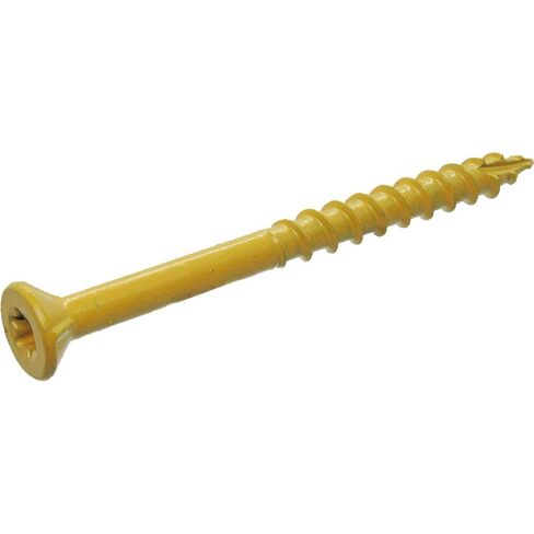 برغي Grip-Rite L212STT1 PrimeGuard Plus #9 x 2-1/2 بوصة من الخشب إلى الخشب، أسمر ضارب للصفرة، صندوق 1 رطل in Kuwait