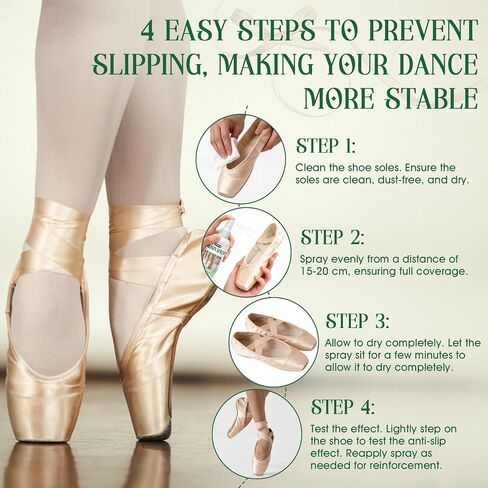 3.38 Oz Rosin Spray, Spray Rosin for Dancers, Rosin Spray for Dance Shoes, Enhance Grip, Maintain Flexibility and Elevate Your Dance Experience for Dancers, Students and Performers in Kuwait