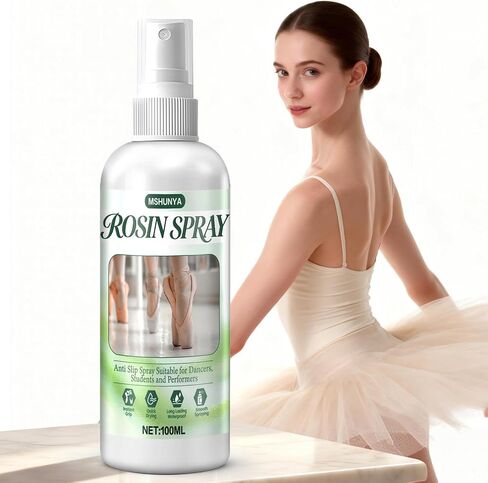 3.38 Oz Rosin Spray, Spray Rosin for Dancers, Rosin Spray for Dance Shoes, Enhance Grip, Maintain Flexibility and Elevate Your Dance Experience for Dancers, Students and Performers in Kuwait