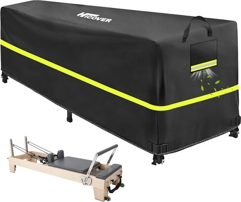 Reformer Protective Cover, 600D Heavy Duty 100% Waterproof Pilates Reformer Covers for Reformer Protective,for 101" W x 31" D x 23" H Pilates Reformer with Air Vent and Reflective Strip in Kuwait