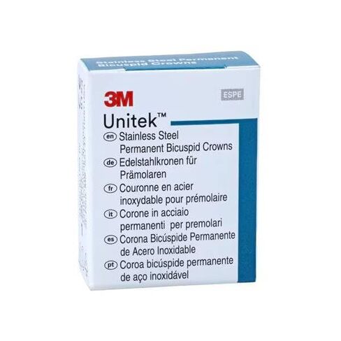 3M Solventum 900535 Unitek تيجان من الفولاذ المقاوم للصدأ Bicuspid الفك السفلي الأول السفلي الأيسر #5 5/Bx in Kuwait