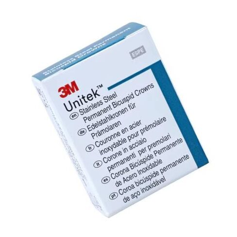 3M Solventum 900535 Unitek تيجان من الفولاذ المقاوم للصدأ Bicuspid الفك السفلي الأول السفلي الأيسر #5 5/Bx in Kuwait
