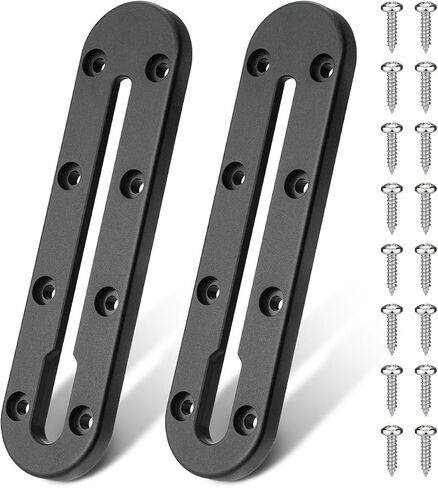 Mellbree Kayak Track, 7Inch Kayak Rail Mount Kayak Low Profile Track for Fishing Rod Holder, Fish Finder, Cup Holder, Anchor Cleats 2Pack in Kuwait