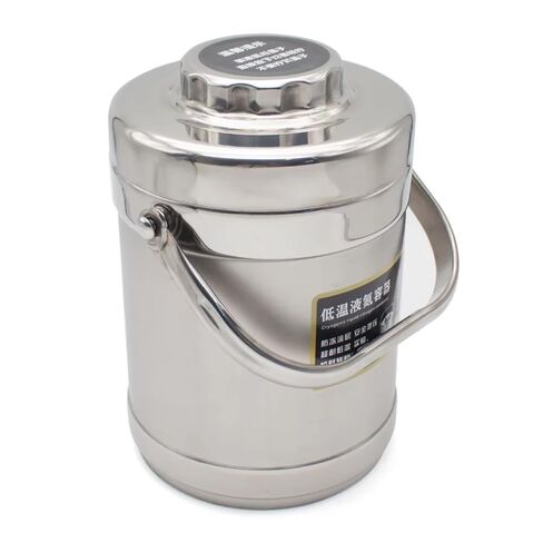 3L Stainless Steel LN2 Dewar High Vacuum Insulation Cryogenic Storage Tank in Kuwait
