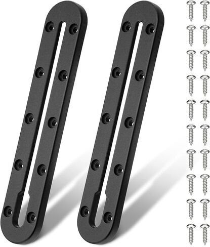Mellbree Kayak Track, 7Inch Kayak Rail Mount Kayak Low Profile Track for Fishing Rod Holder, Fish Finder, Cup Holder, Anchor Cleats 2Pack in Kuwait