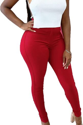 Maiyifu-GJ Women's High Waisted Skinny Stretch Jeans Butt Lifting Slim Fit Pull on Jean Casual Tapered Leg Denim Pants in Kuwait