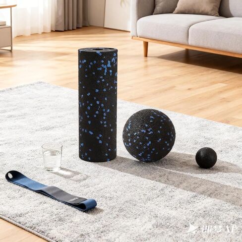 Mini Foam Roller Peanut Ball for Muscle Massage - for Trigger Point, Myofascial & Deep Tissue Massage. Ideal Pre/Post-Workout to Relax Tight Muscles, Relieve Soreness & Accelerate Recovery in Kuwait