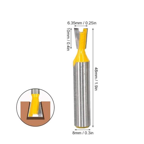 Premium Carbide Dovetail Bit Woodworking Router Cutter for Precision Slotting in Softwood Pine Veneer in Kuwait