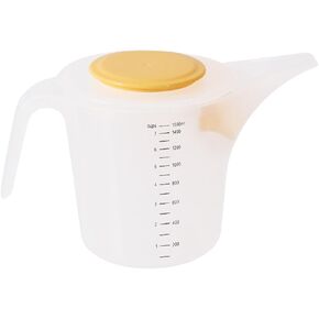 Measure Pitcher Splashs Mixing Cup with Lid & Filter 1500ml Pour Cup for Liquid Oil Vinegar Flour Kitchen Measure Pitcher with Splashs Cover in Kuwait