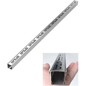 Metal Slim Channel Drain Grate Kit - Narrow Trench Drainage System for Balcony, Patio, Bathroom, Garage Sink - Durable Floor Cover (5x3cm / 2" x 1 1/8") in Kuwait