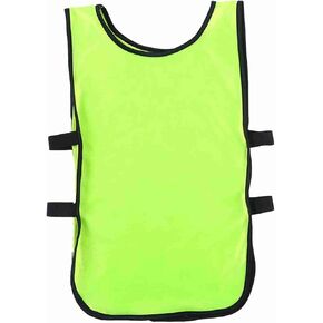 Kids Sports Vest Boys Training Vest, Youth Athletic Breathable Quick Dry Polyester with Hollow Side Design for Outdoor Football Basketball Running (Fluorescent Green) in Kuwait